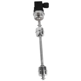Water Level Float Switch 200mm Dual Ball Type Stainless Steel High Sensitivity Liquid Level Float Switch Sensor 0‑