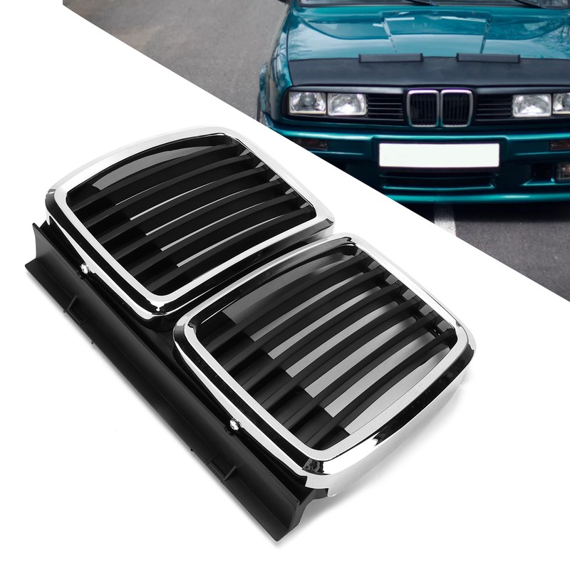 Front Center Grille Grill Chrome 51131884350 Replacement for E30 M3