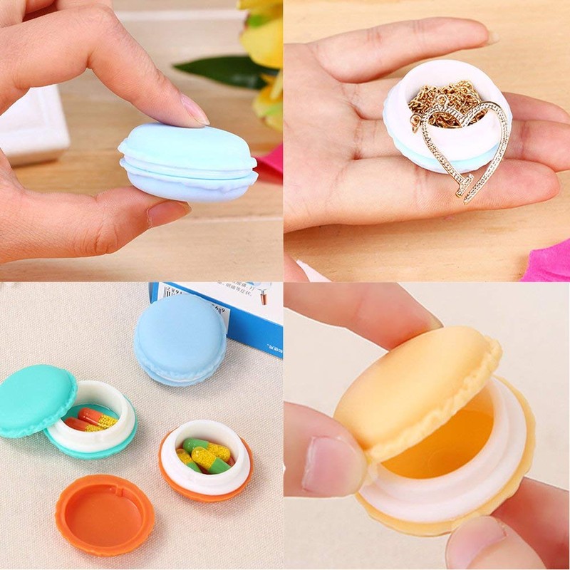 Onwon 6 Pieces Colorful Mini Trinket Jewelry Storage Box, Cute
