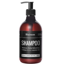 Blairsom Australian Natural Native Shampoo for Oily Hair Treatment Sulfate Free Shampoo for Greasy Hair and for Hair Loss Herbal Anti Dandruff Shampoo 17 oz. Increase Hair Volume and Shine