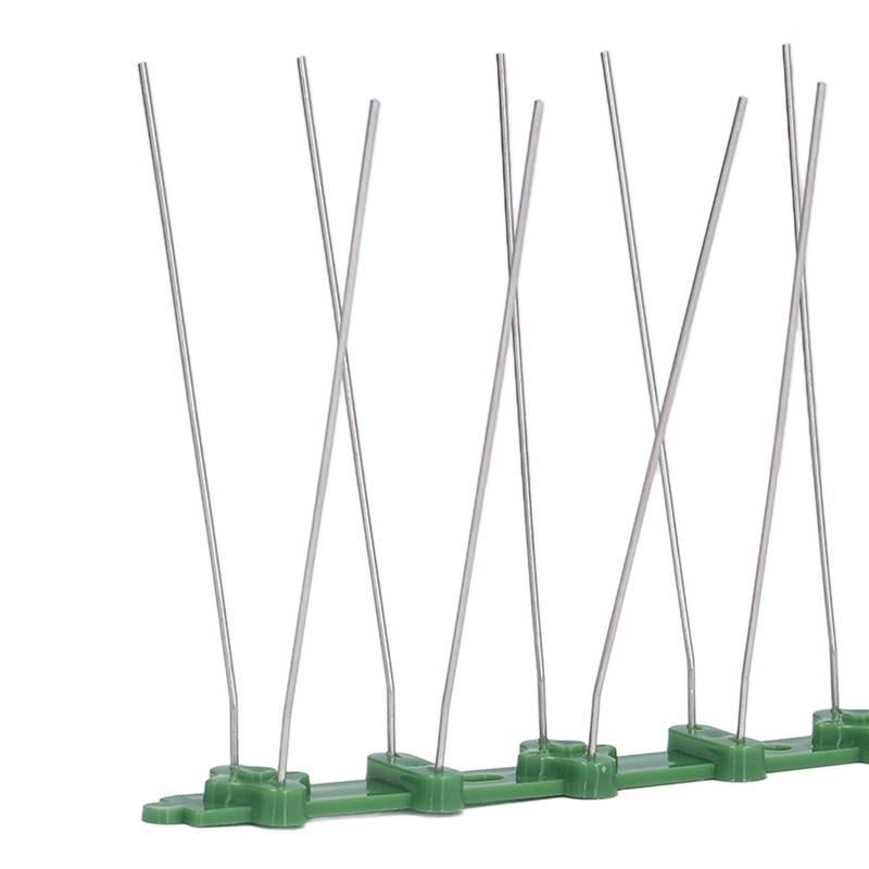 12Pcs Stainless Steel Bird Deterrent Spikes 25cm Anti Cat Crawling