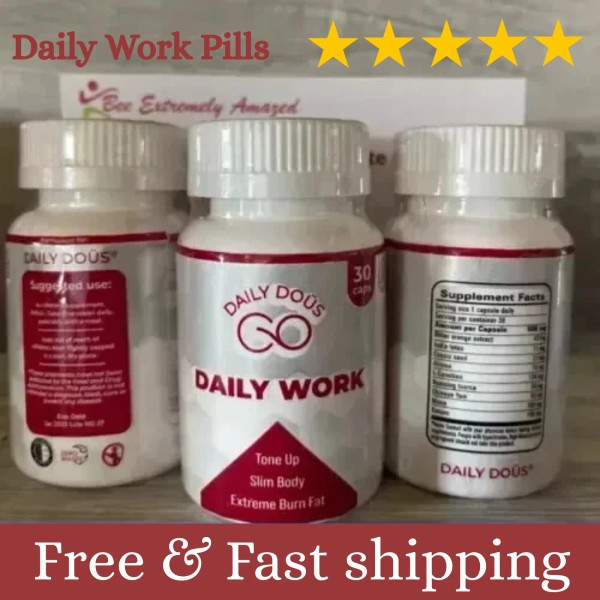 Daily Work Pills *** Brand New and Sealed *** by