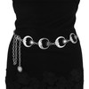 JJDreams Ladies Boho Silver Moon Waist Chain Chain Belt Waist