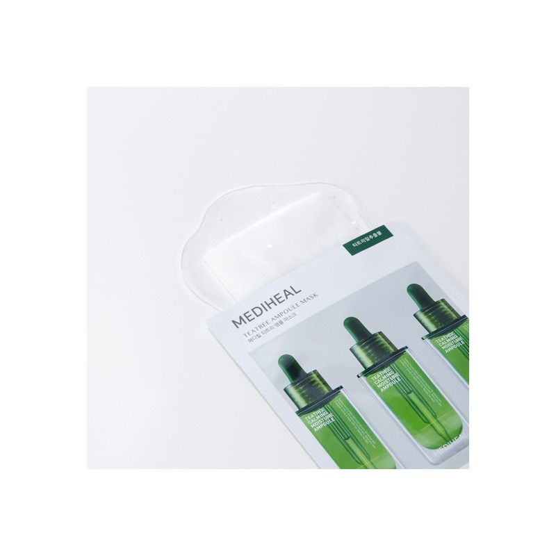 Mediheal Tea Tree/Madecassoside/Vitamin Ampoule Mask 10+10+10 Sheets (30 sheets +