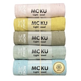 kontex Contex Face Towels, Set of 5, Imabari Towels, 13.0 x 39.4 inches (33 x 100 cm), Made in Japan, Celebrations, Presents, Gift (Pastel)