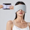 360 degree full cover comfort sleeping eye mask eye mask double sided eye mask blindfold sleep LD Comfort Sleep Mask (Gray) 2ea