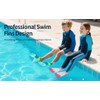 Pippia Kids Swim Training Fins, Soft Solicone Swimming Flippers, Comfortable