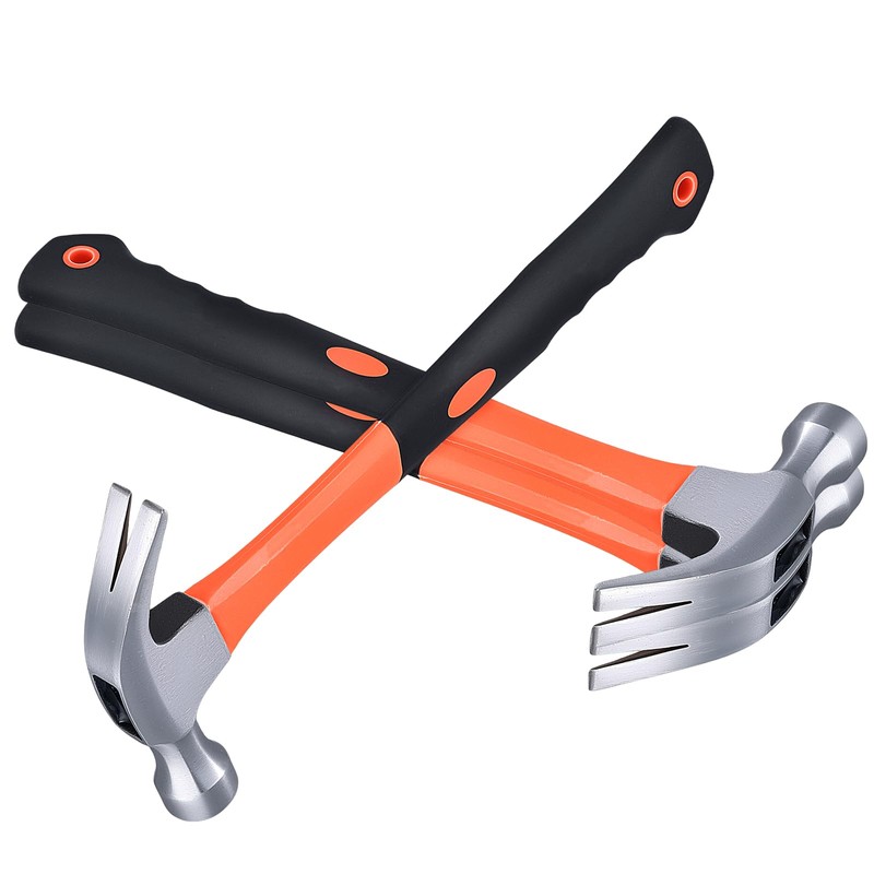MOUYAT 5 Pack 16oz Claw Hammer with Comfortable Handle -