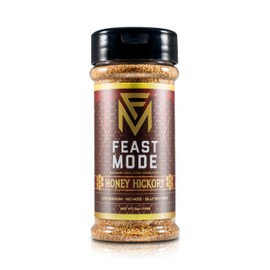 NEW! Honey Hickory | Feast Mode Flavors | Low Sodium, No MSG, Gluten Free, All Natural, Meal Prep Seasoning, Healthy, Chicken, Beef, Rice, Veggies, Potatoes, Vegatable, Sweet, Spicy