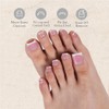 Dsixnails 240 uñas postizas cuadradas cortas y rosas para mujer