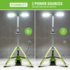 Greenworks 24V 3,000 Lumen Standing Light , LED Tripod Light,Tool