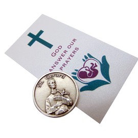 Saint Gerard Token and Prayer to Become Pregnant Holy Card Fertility Set