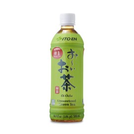 Ito En Oi Ocha Green Tea, Unsweetened, 16.9 Ounce Bottle