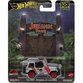 Hot Wheels 1:64 Pop Culture Jurassic World '92 Jeep Wrangler Sahara