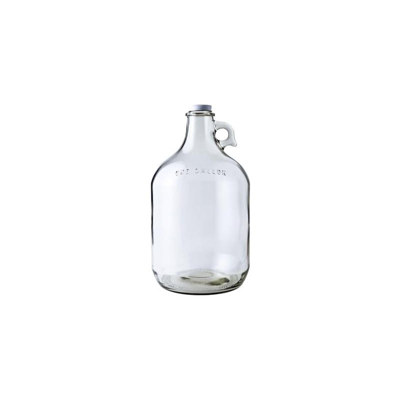 FastRack Glass Water Bottle Includes 38 mm Metal Screw Cap,