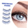 Ipetboom Sets Professional Cosplay Lashes Eyelash Extensions Rhinestones Fake Lash