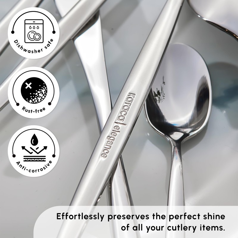 Karaca Tivoli 60 Pieces Cutlery Set for 12 Person -