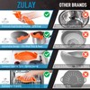 Zulay Silicone Pot Strainer - Adjustable Snap On Strainer For