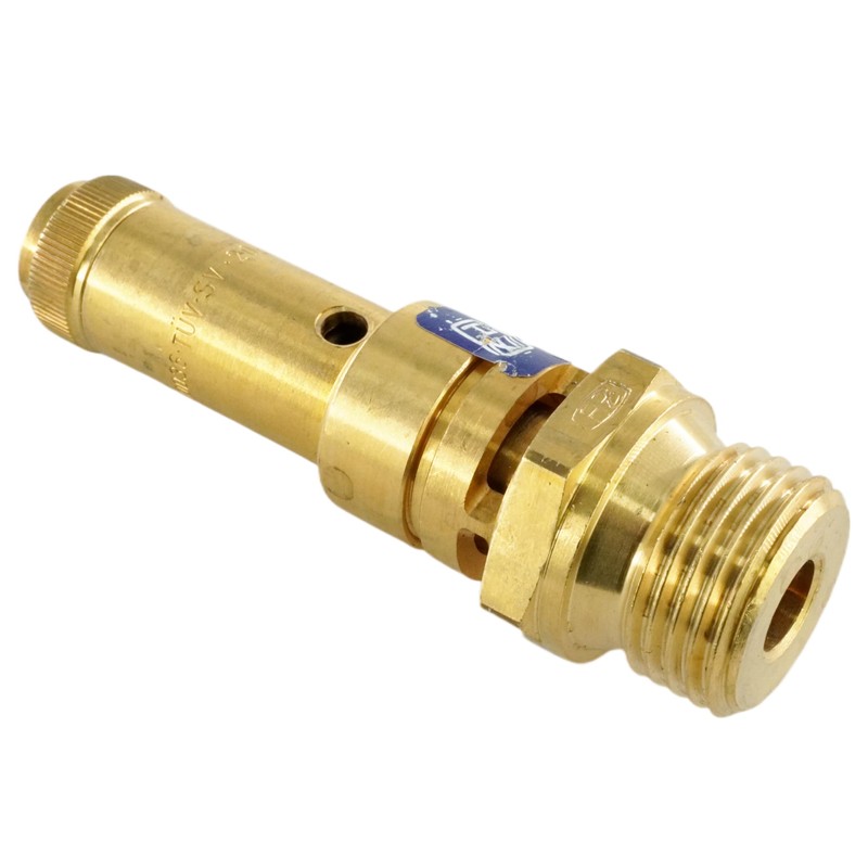 Fittingstore TÜV Safety Valves (DN8) 6 to 20 Bar Brass