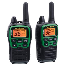 John Deere PMT71VP3AG - X Talker – Long Range Walkie Talkie – FRS Two Way Radio with NOAA Weather Scan and Alert – 36 Channels – 121 Privacy Codes