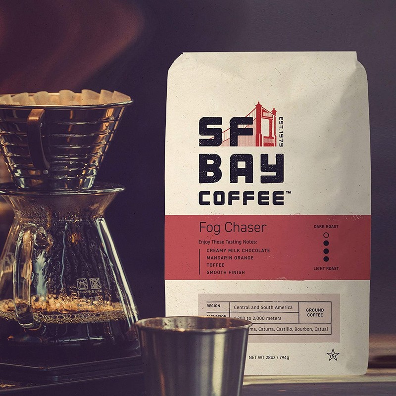 SF Bay Coffee Fog Chaser 28 Ounce Ground Medium Dark