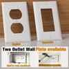2 Pcs Recessed Outlet Box, DBHS1W-1 Low Profile Electrical Boxes,