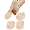 TOMOTHY Toe Socks, Set of 3, Toe Cover, Anti-Slip, Toe