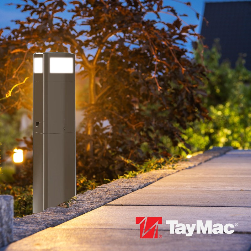 TayMac Bronze Area Light Slide Cover PPALZ for ParkPost Outdoor