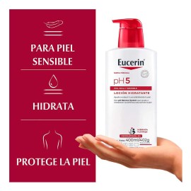 Loción Corporal Eucerin Ph5 400ml Hidratante Fluido Neutra