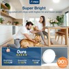 Amico 12 Pack 8 Inch 5CCT Ultra-Thin LED Recessed Ceiling