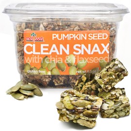 Melissa's Clean Snax® With Chia and Flaxseed, Gluten-free Packaged Snacks, All Natural, Not Artificial Flavors Added, Low Sodium Healthy Crispy Snacks, Size 5 Pack, Pumpkin Seed