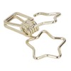100Pcs Star Binder Clips Hollow Out Cartoon Style Strong Clamping