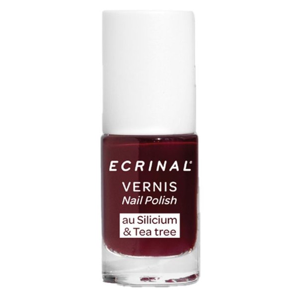 Ecrinal Ongles Vernis Silicium Tea Tree 5ml, Red cherry