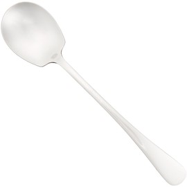 Endoshoji TTY291 Commercial Chinese Food Serving Spoon, Non-Slotted, 304 Stainless Steel, Made in Japan