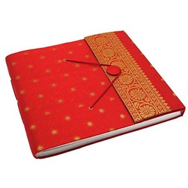 Sari Photo Album Large - 240 x 260mm - Red