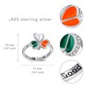 Clover Ring 925 Sterling Silver Four Leaf Clover Jewelry for