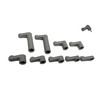 Window Screen Clips "Gray” Plastic (Choose Your Size! /Size Run