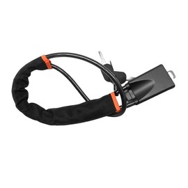 AIMALL Universal Car Steering Wheel Lock, Brightly Coloured Waterproof Cover with Seat Belt Buckle and Steel Cable Rope, Anti-Theft Handle Lock