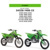 Factory Foot Pegs Pedals Footpegs Step for Kawasaki KX65 2000-2020