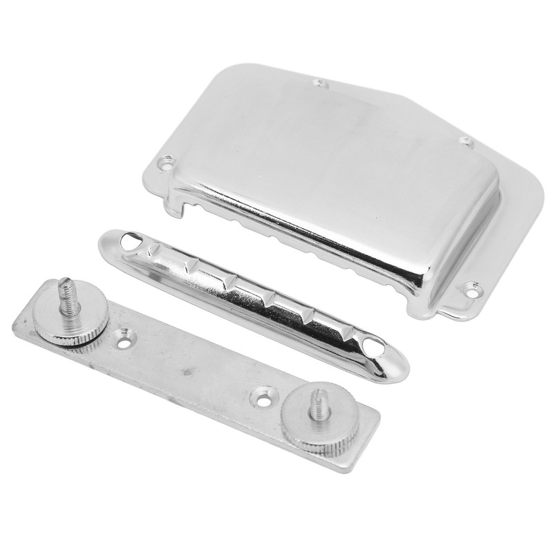Guitar Bridge Cover Metal Shell Bridge Protector with Screw Stringed