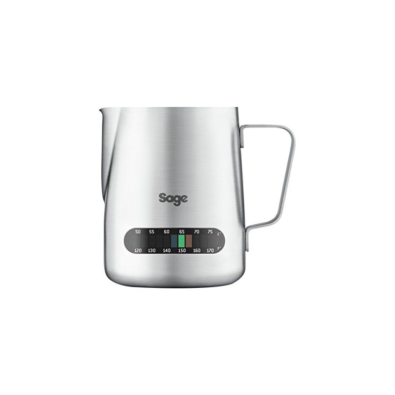 The Sage Temp Control Milk Jug, Brushed Stainless Steel, BES003UK