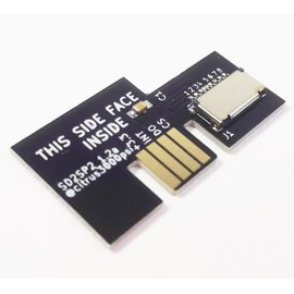 Hyamass Professional Micro SD Card Adapter TF Card Reader for NGC Game Cube SD2SP2 SDLoad SDL Memory Card Stick Adapter (Black)