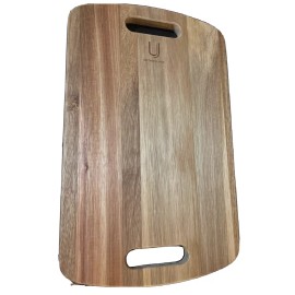 Uncommon James 15” Acacia Wood Cheeseboard/Ch