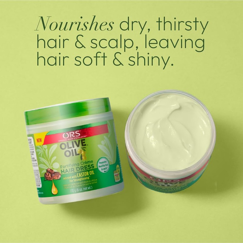 ORS Olive Oil Fortifying Cream Hair Dress Infused with Castor