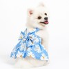 Small Dog Harness Dress Cat Princess Dresses Summer Daisy Clothes