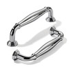 khtumeware 2 Pack 5 Inch(128mm) Polished Chrome Cabinet Pulls Heavy