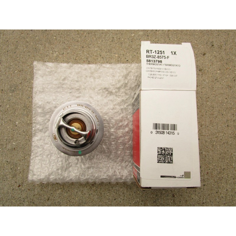FORD LINCOLN BR3Z-8575-F MOTORCRAFT RT-1251 ENGINE COOLANT THERMOSTAT OEM NEW