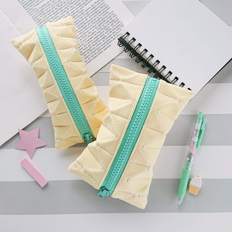 [PRODIGAL] oriami Pencil Case Pastel, Pastel Yellow, Casual