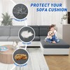 MAXIJIN Waterproof 4 Pieces Couch Cushion Covers for Sectional Sofa