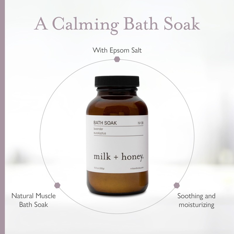 milk + honey No. 8 Calming Bath Soak – Moisturizing